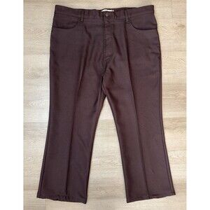 Levi's 517 Boot Cut Pants Brown Mens 42x30 Polyester Slacks Dress Pants